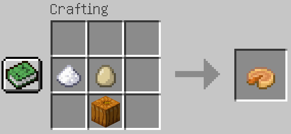 How to make Pumpkin Pie Minecraft