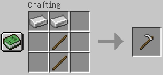 How to make Iron hoe Minecraft