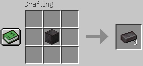 How to make netherite ingot form block of Netherite